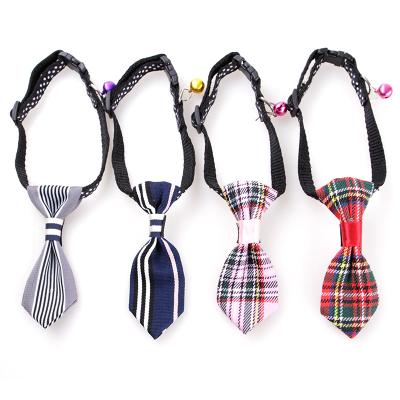 China Custom Quick Release New Arrival Pet Collar With Bow Tie Adjustable Soft Breathable Cotton Cat Dog Collar for sale