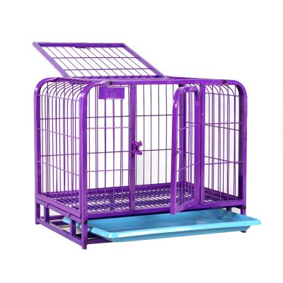 China Breathable Outdoor Pet Cages Folding Crate Metal Galvanized Pipe Dog Kennel Cage for sale