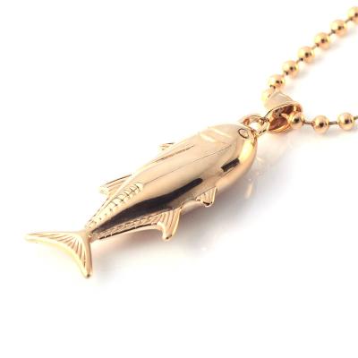 China Personality Gold Fish Stainless Steel Casual / Sporty High Quality Pendant for sale