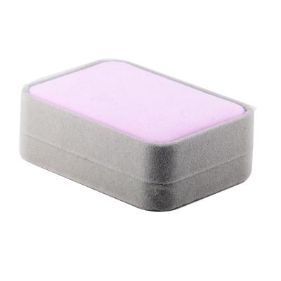 China 2022 Security Custom Logo Printed Pink Velvet Jewelry Boxes for sale