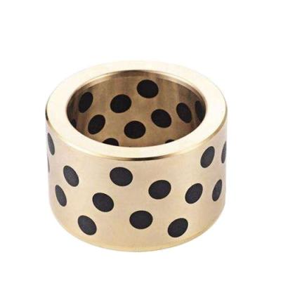 China Building supply stores sell curing self lubricating sliding sleeve graphite copper bushing for sale