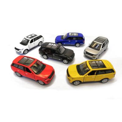 China Toy Promotional Colorful Children Kids Diecast 1/64 Pull Back Door Model Toy Metal Car Toys Custom Diecast Open for sale