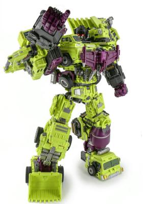 China Cool DIY TOY Knockout Action Number Robot Car Oversized Devastator Transformation Toys Trucks Crochet Model Boy Toys for sale