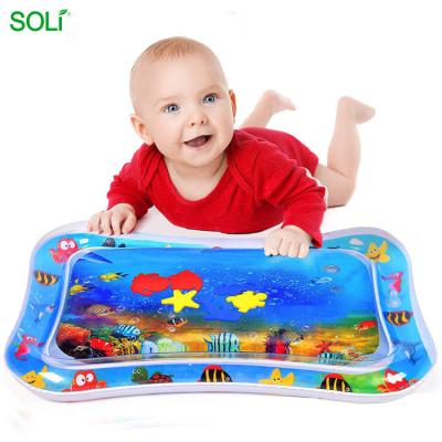 China PVC Baby Water Mat Playmat Fun Time Inflatable Stimulation Toys for Infant Newborn Toddler Boys for sale