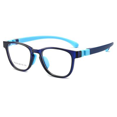 China Computer Glass Filter Tr90 Flexible Silicon Blue Light Blocking Monocle For Kids for sale