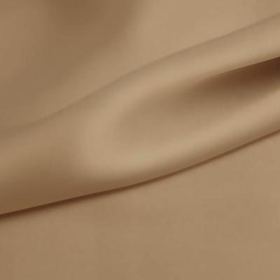 China Breathable Silk Satin Fabric 19mm Charmeuse Silk Pillowcases 114cm Width For Scrunchies No.49 Silk Light Gold Color for sale