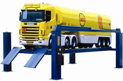 China 12 Ton Large-scale Car Lift Four Post Hydraulic Lifter for Large Vehicles Use for sale