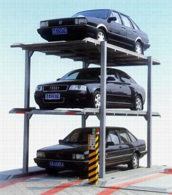 China Hot Selling 3 Levels Underground Hydraulic Auto Parking Lift High Quality Pit Type Simple Car Parking Lift for sale