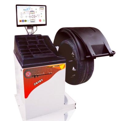 China Tyre Repair Tools LED Display Tyre Balancing Machine Wheel Balancer for sale