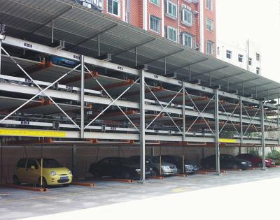 China Intelligent Puzzle Car Parking System 4 Decks Lift-sliding Automatic Vehicle Parking System for sale