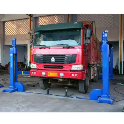 China Large-scale Heavy Duty Vehicle Lift Four Post Hydraulic Truck Lifter 40 Tonne for sale