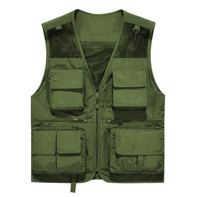 China 2023 New Anti-wrinkle Fashion Vest Leisure Outdoor Sports Match Mesh Hunting Fishing Multifunctional Utility Invest for sale