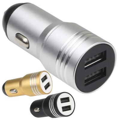 China DC12-24V Car 12V Adapter Mobile Phone Dual USB Car Fast Charging Charger for sale