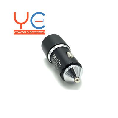 China Quick Charging Mobile Phone QC3.0 USB Dual Port Car Charger For Mobile Phones for sale