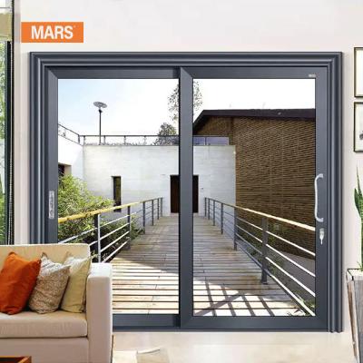 China European Glass Doors and Windproof Residential Aluminum Balcony Windows for Living Room for sale