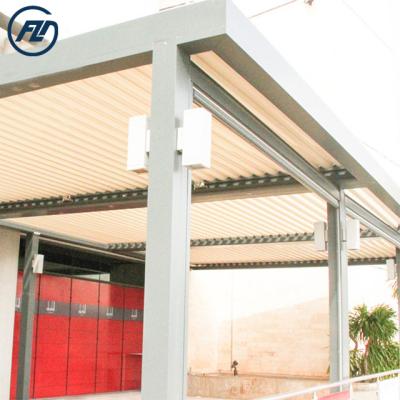 China Easily Assembled Modern Luxury Motorized Outdoor Garden Gazebo Arches China Waterproof Aluminum Garden Pergola One-Stop Service for sale