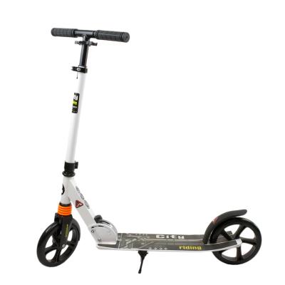 China PU Scooter Wholesale Two Wheel Folding Adjustable Kick Scooter Adult Folding Mobility Scooter for sale