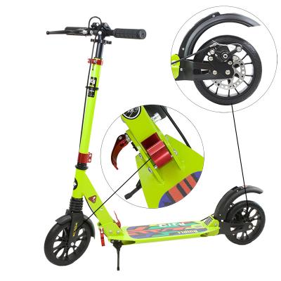 China PU Adult Scooters For Sale 2 Wheel Aluminum Alloy Land Cuckoo Scooter For Adult Outdoor Toy Folding Scooter for sale