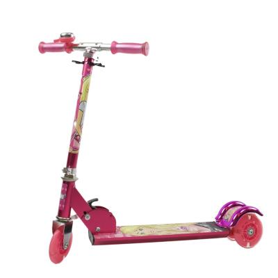 China Youth Manufacturer Provide Cheap Upright 3 Wheels Iron Scooter For Kids Colored Toy Baby Kids Flash Scooter for sale