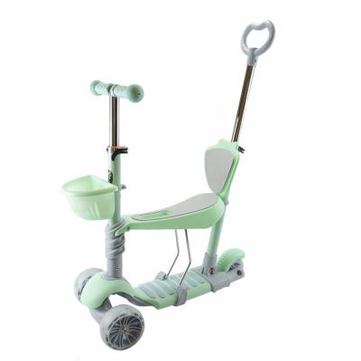 China Other Made In China Kids Scooter With Flashing 3 PU Wheel 5 In 1 Kick Scooter For Kids for sale