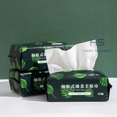 China China Factory Disposable Spunlace Nonwoven Viscous Disposable Face Cloth for sale