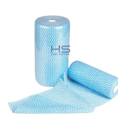 China Soft Universal Outdoor Indoor Nonwoven Cleaning Wipes Blue Color for sale