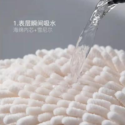 China Hypoallergenic Kitchen Cleaning Towel Microfiber Chenille Hand Cleaning Ball Towel for sale