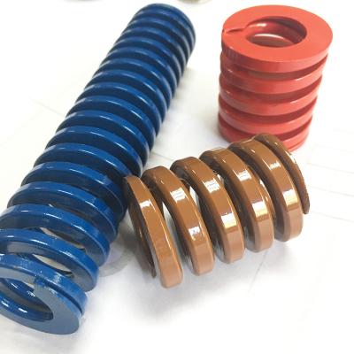 China Coil Coil Spring Coated Compression Mold Color Compress Coil Spring For Injection Molding for sale