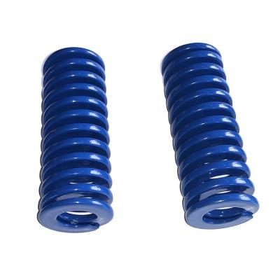 China ISO 10243 Extra Thick Rectangular Diameter Coil Die Die Mold Blue Light Load Springs Different for sale