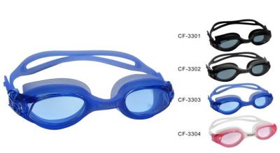 China Custom Silicone Swim Goggles, Lingering Swimming Goggle,ce safety goggle(Cf-3300) for sale