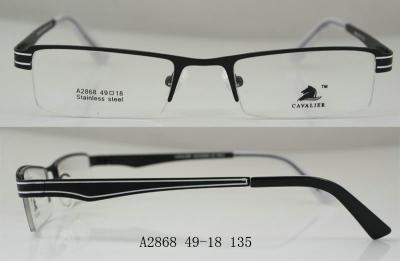 China Black Rectangular Metal Optical Frames  for sale