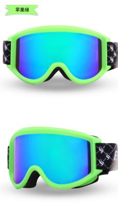 China Green Snowboard Goggles for Men for sale