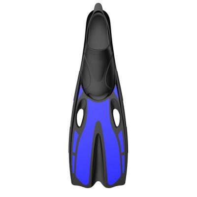 China Black Blue Snorkeling Fins / Skin Diving Fins / Free Dive Fins Customized for sale