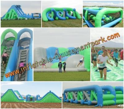 China Full Set PVC Tarpaulin Inflatable Obstacle Courses Sport Games for sale