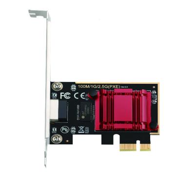 China Realtek RT8125B 2.5G PCIe Ethernet Card PCI Express x1 Desktop High Speed ​​Diskless Network Adapter for sale