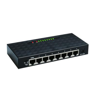 China VLAN Support Fast Delivery 5V 1A Realtek Chipset Gigabit 8 Ports Vlan Ethernet Switch for sale