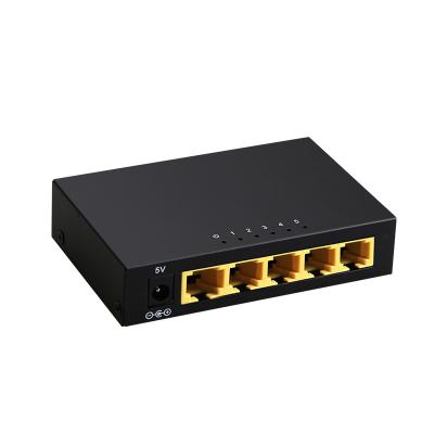 China PCBA+metal OEM 100Mbps 5 port desktop network switch with good price for sale