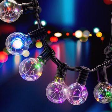 China Bulbs copper String light 25 LED G40 for wedding party,Garden,Christmas for sale