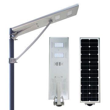 China All in one LED solar street light 20W bridgelux LED 110-120LM/W for sale