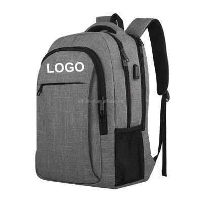 China With USB China Manufacture Anti Theft Slim Durable Laptops Backpack Custom Logo Briefcase 15.6 15 Notebook Student Sleeve Polyester Bags for sale