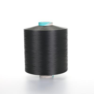 China Anti-bacteria coat dyed black nim 100d polyester filament dty yarn for sale