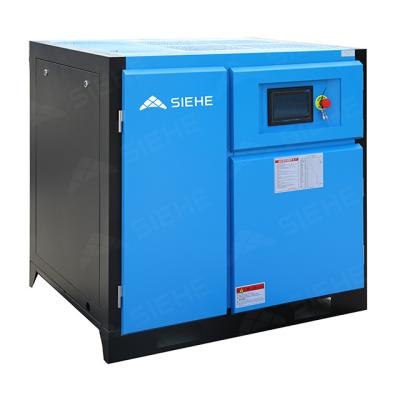 China 15KW PLC Control Lubricated Screw Air Compressor for sale