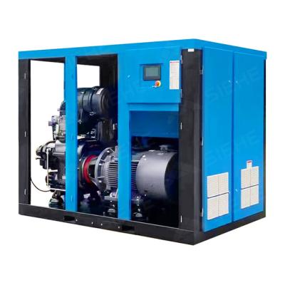 China 30Kw 10Bar Lubricated Energy Saving Two Stage Screw Air Compressor With Inverter for sale