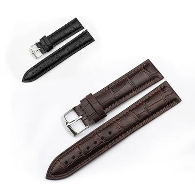 China NEW 115mm Fashion Leather Waterproof Replacement Watch Strap 16mm Soft Universal Strap for sale