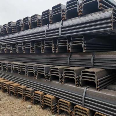 China CONSTRUCTION 400x100x10.5mm Type 2 Hot Rolled U Type Steel Sheet Pile For Construction for sale