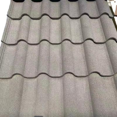 China Colored stone coating China Factory Supply Stone Coat Metal Roof Tile Color Steel Tile for sale