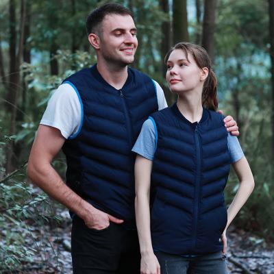 China Breathable Winter Cold Season Hunting Usb Unisex 2 4 Rechargeable Electric Men 9 Zone Heater Heating Thermal Jacket Heated Vest For Women for sale