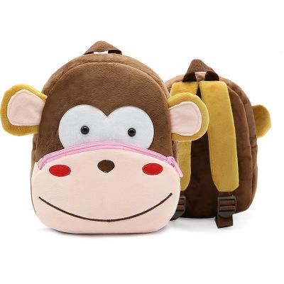 China Newest OEM Fashion Mini School Backpack Plush Cheap Anti-theft Kids Backpack Cute Cartoon School Bag For Kids Wholesale for sale