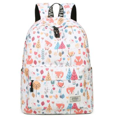 China Multi-storage Partition Women Backpack Teenage Girls School Bags Female Large Capacity Travel Canvas Daybags Wholesale for sale