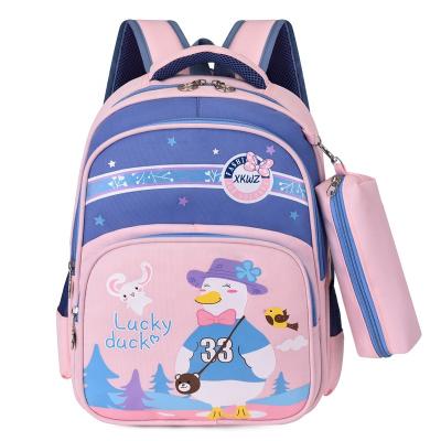 China Wholesale Fashion Waterproof Primary School Children Lightweight School Bag With Strap Lightweight Thoughtful Student Backpack for sale